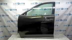Ansamblu ușă stânga față fără cheie Nissan Rogue 14-20, EAN verde, ornamente cromate inferioare, uzate