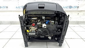 Водительское сиденье Porsche Cayenne 19-23 с airbag, электрическое, подогрев, вентиляция, кожа черная с перфорацией, Comfort, примято, царапины на спинке, под чистку