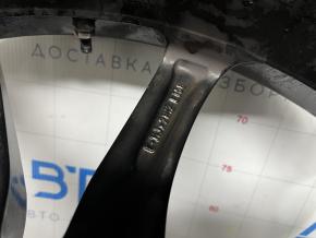 Комплект колесных дисков R21 x 11J ET58, R21 x 9.5J ET46 Porsche Cayenne 19-23 черные, с резиной, колпачками и датчиками, бордюрка