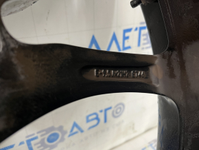 Комплект колесных дисков R21 x 11J ET58, R21 x 9.5J ET46 Porsche Cayenne 19-23 черные, с резиной, колпачками и датчиками, бордюрка