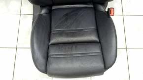 Пассажирское сиденье Porsche Cayenne 19-23 с airbag, электрическое, подогрев, вентиляция, кожа черная с перфорацией, Comfort, под чистку