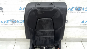 Спинка заднего ряда 2 ряд правая Porsche Cayenne 19-26 с airbag, кожа черная с перфорацией, Comfort, с салазками, подогрев, царапины