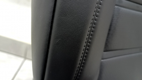 Спинка заднего ряда 2 ряд правая Porsche Cayenne 19-26 с airbag, кожа черная с перфорацией, Comfort, с салазками, подогрев, царапины