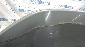 Capota goală a unui Ford Bronco Sport 2021-2026 din aluminiu, gri PDN, cu bare de protecție, în bandă adezivă.