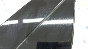 Ornamente ușă spate dreapta pentru Porsche Cayenne 19-26, negru lucios, grila pânză de păianjen