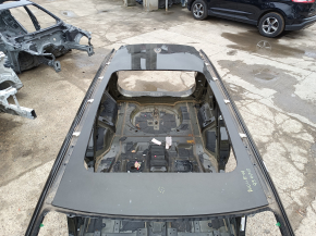 Крыша металл Nissan Rogue 14-20 под панораму, на кузове, тычка