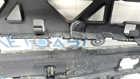 Губа заднего бампера Porsche Cayenne 19-23 структура под парктроники, Base, S, сломана, надорвана, царапины, отсутствую фрагменты