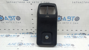 Ornamente negre pentru consola centrală spate Ford Bronco Sport 2021-26, pentru gurile de aerisire din rândul din spate, fără port de încărcare, zgârieturi