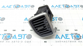 Grilă de aerisire față, partea șofer, neagră, cu ornamente cromate, pentru Kia Sportage 20-22