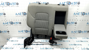 Spătarul scaunelor din spate, al doilea rând, dreapta, Kia Sportage 20-22, material textil gri, LX, fără tetiere, necesită curățare, șifonat