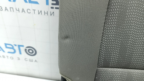 Spătar banchetă spate, rândul 2, stânga, Kia Sportage 20-22, material textil gri, LX, fără tetieră, necesită curățare, șifonat