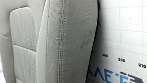 Spătar banchetă spate, rândul 2, stânga, Kia Sportage 20-22, material textil gri, LX, fără tetieră, necesită curățare, șifonat