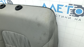 Spătar banchetă spate, rândul 2, stânga, Kia Sportage 20-22, material textil gri, LX, fără tetieră, necesită curățare, șifonat