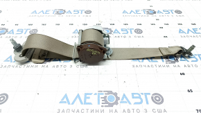 Centură de siguranță 2 rânduri scaune dreapta Nissan Rogue 17-20 bej