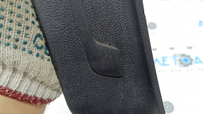 Ornamente prag exterior față stânga pentru Kia Sportage 17-22, negru, zgârieturi