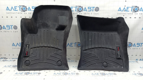 Комплект ковриков салона резина Ford Bronco Sport 21-26 пластик черный, WeatherTech