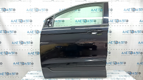 Ansamblu ușă stânga față fără cheie Ford Edge 15-24, negru, UM, cu cod, lovitură, ciobiri, zgârieturi pe geam