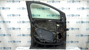 Ansamblu ușă stânga față fără cheie Ford Edge 15-24, negru, UM, cu cod, lovitură, ciobiri, zgârieturi pe geam