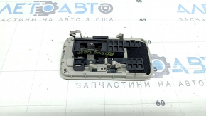 Плафон освещения задний Nissan Rogue Sport 17-22 без люка, серый, тычка