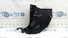 Ornament montan dreapta față inferior pentru Nissan Rogue Sport 17-22, negru, zgârieturi