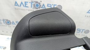Ornament montan dreapta spate pentru Nissan Rogue Sport 20-22, negru, cu capac, zgârieturi