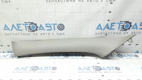 Ornament stâlp față stânga sus pentru Nissan Rogue Sport 17-22, gri, zgârieturi