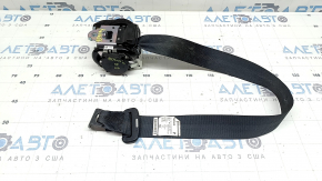 Centură de siguranță spate dreapta neagră Nissan Rogue Sport 20-22 cu acționare, ruptă, centură ciupită