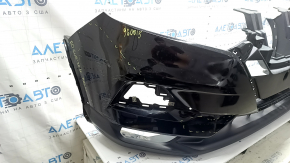 Bara față neagră Nissan Rogue Sport 20-22, zgârieturi, crăpată