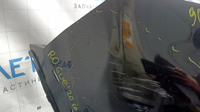 Bara față neagră Nissan Rogue Sport 20-22, zgârieturi, crăpată
