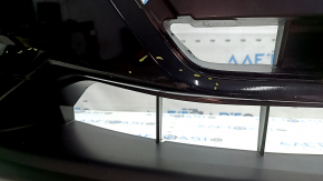 Bara față neagră Nissan Rogue Sport 20-22, zgârieturi, crăpată