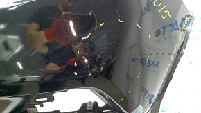 Bara față neagră Nissan Rogue Sport 20-22, zgârieturi, crăpată