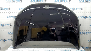 Capotă Ford Edge 19-24 din oțel UM negru cu lovituri și coroziune