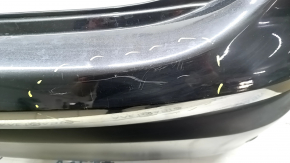 Bara spate nefinisată pentru Nissan Rogue Sport 19-22 cu senzori de parcare, neagră, zgârieturi, denivelare, suport crăpat, suport rupt
