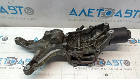 Carcasă filtru ulei Audi Q5 80A 18-20 2.0T cu capac și senzori, senzorii nu funcționează