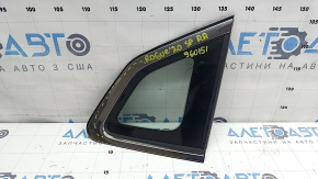 Geam spate dreapta cu geam orb, Nissan Rogue Sport 17-22, zgârieturi pe crom