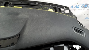 Торпедо передняя панель без AIRBAG Nissan Rogue Sport 20-22 черная под 5" дисплей, под химчистку