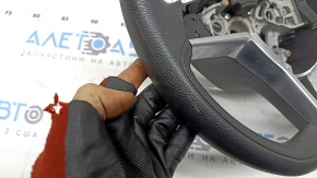 Volan fără butoane Nissan Rogue Sport 19-22, cauciuc negru, uzat