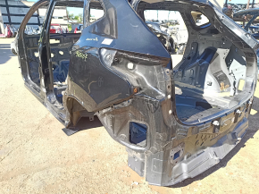 Aripă spate stânga Nissan Rogue Sport 20-22 pe caroserie, neagră, îndoită, lovituri
