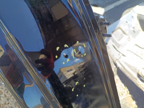 Aripă spate dreapta Nissan Rogue Sport 20-22 pe caroserie, negru, bare de protecție