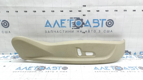Panou de comandă scaun pasager Audi A6 C7 12-18, tip 2, bej, acționat electric, curățabil chimic