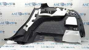 Ornamente arc stânga pentru Ford Edge 15-24, negre, pentru ușă electrică, fără brichetă sau butoane, zgârieturi, plastic alb