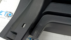 Ornamente arc stânga pentru Ford Edge 15-24, negre, pentru ușă electrică, fără brichetă sau butoane, zgârieturi, plastic alb