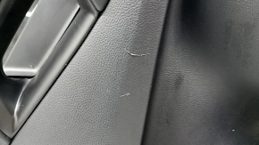 Panou ușă spate stânga negru pentru Ford Edge 19-24, SEL, ST-Line, inserție din piele neagră, cotieră din piele neagră, cu tapițerie și control ridicare geam, cu mâner, zgârieturi