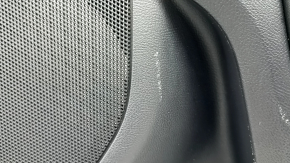 Panou decorativ ușă spate dreapta Ford Edge 19-24 negru, SEL, ST-Line, inserție piele neagră, cotiera piele neagră, cu ornamente și control ridicare geam, cu mâner, uzat