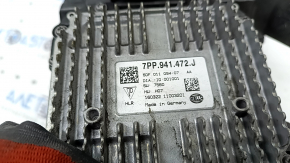 Фара передняя правая в сборе Audi A6 C7 16-18 рест LED, под полировку, сколы, выгорание LED