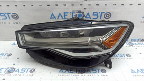 Ansamblu far stânga față pentru Audi A6 C7 16-18, LED restilizat, necesită lustruire, ciobiri, LED ars