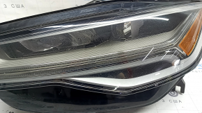 Ansamblu far stânga față pentru Audi A6 C7 16-18, LED restilizat, necesită lustruire, ciobiri, LED ars