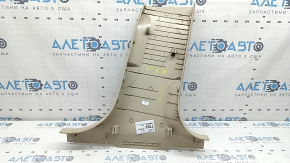 Ornament montan central stânga jos pentru Audi A6 C7 12-18, bej, zgârieturi