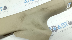 Ornamente prag interior spate stânga pentru Audi A6 C7 12-18, bej, curățabil chimic