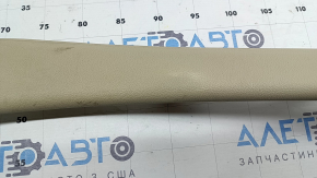 Ornamente prag interior spate bej pentru Audi A6 C7 12-18, gata de curățare chimică, plasticul s-a albit